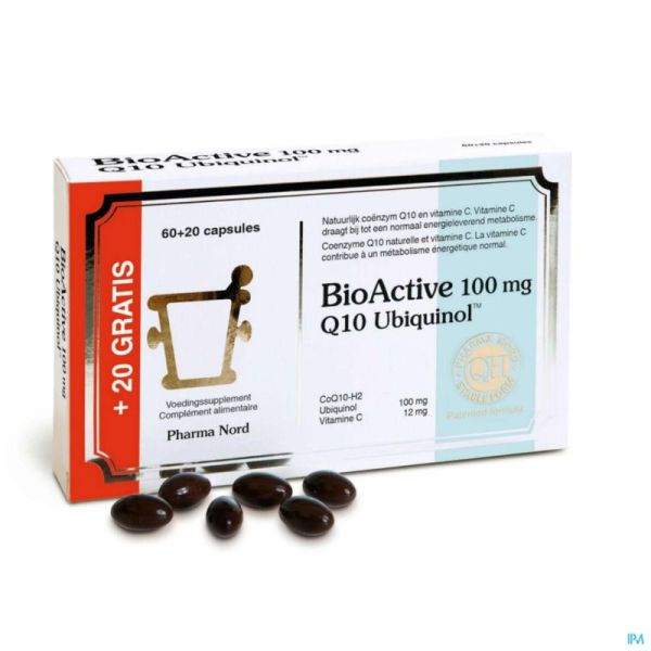 Bio Active Q10 100Mg Caps 60+20