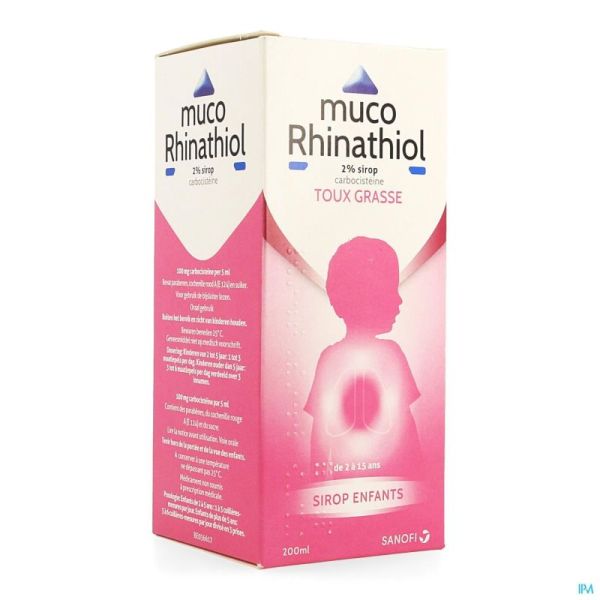 Muco Rhinathiol 2% Sir Inf 200Ml