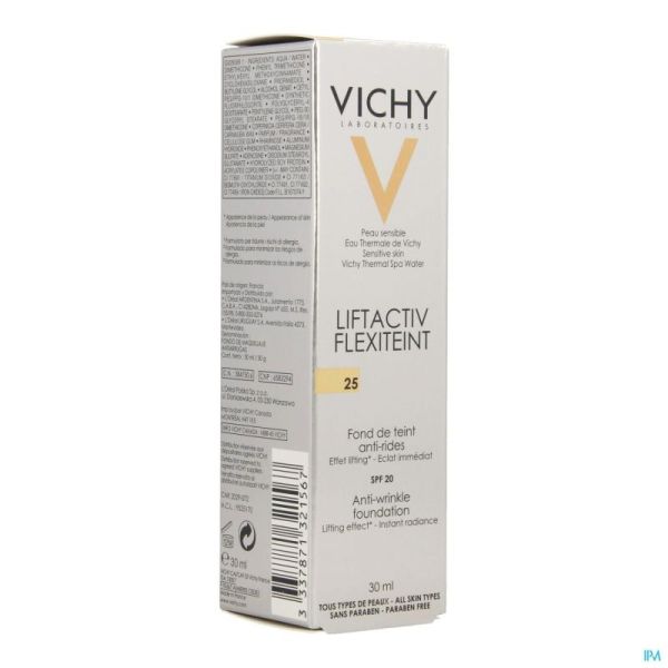 Vichy Fdt Flexilift Teint A/rides 25 Nude 30ml