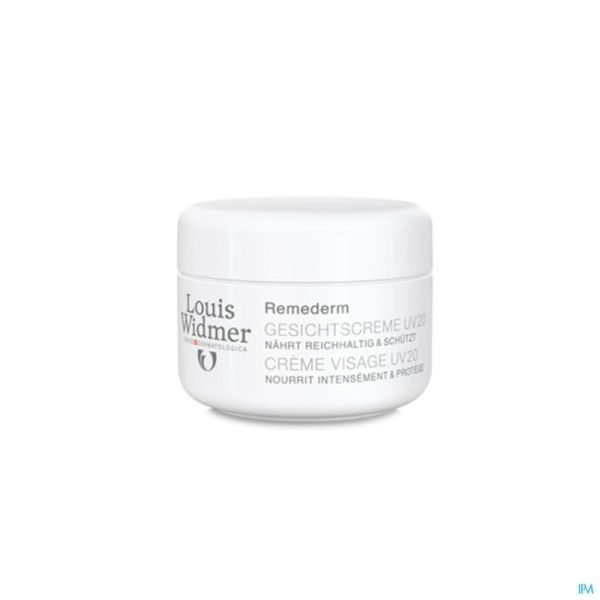 Widmer Remederm Creme Visage Parf Uv20 Pot 50Ml