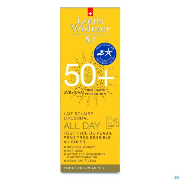 Widmer Sun All Day 50 N/parf Tube 100ml