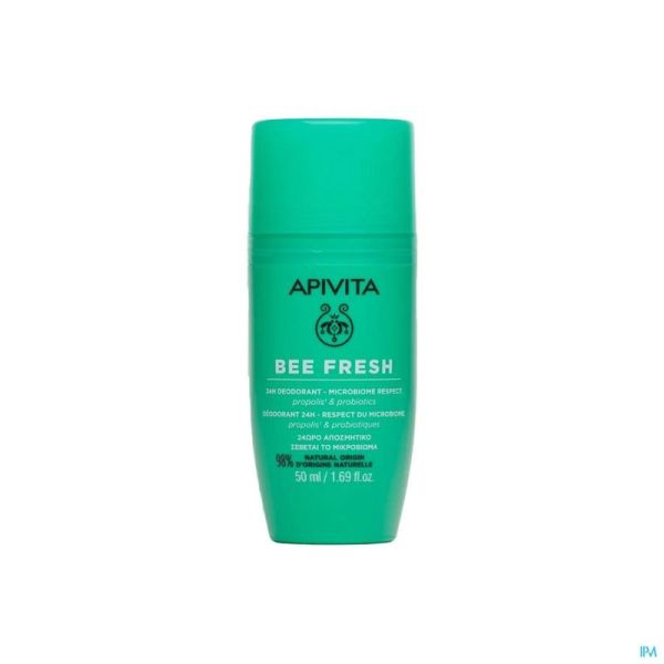 Apivita Bee Fresh 24h Deo Microb. Respect 50ml