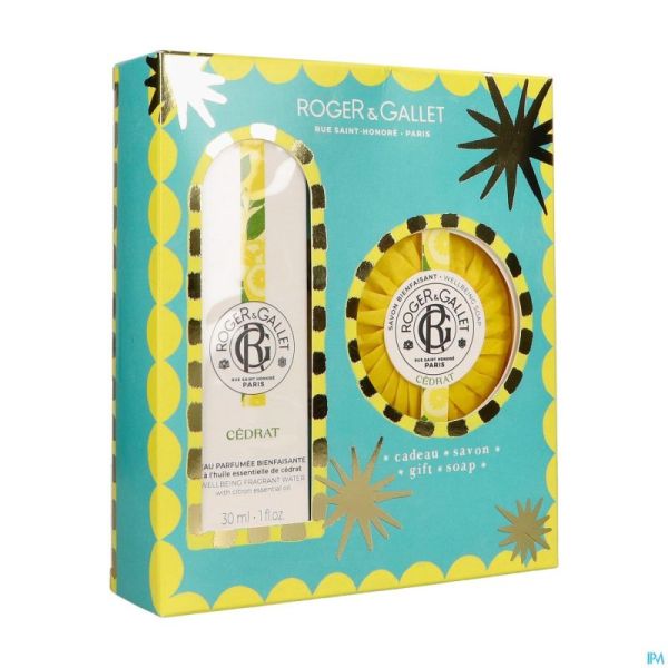 ROGER&GALLET SET NOEL CEDRAT 30ML+SAVON 100G 2025