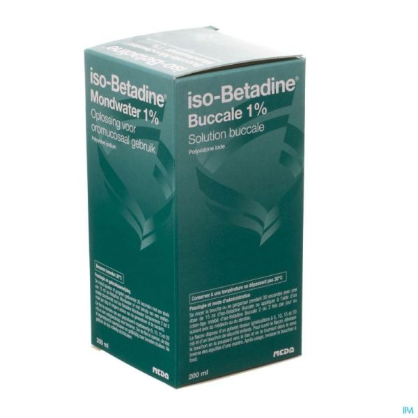 Iso Betadine 1% Nf Sol Bucc 200Ml Ready To Use