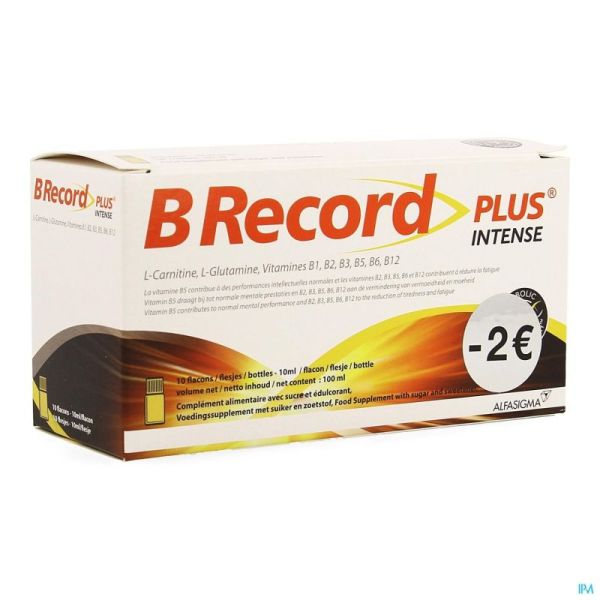 B Record Intense Fioles 10X10Ml Promo -2