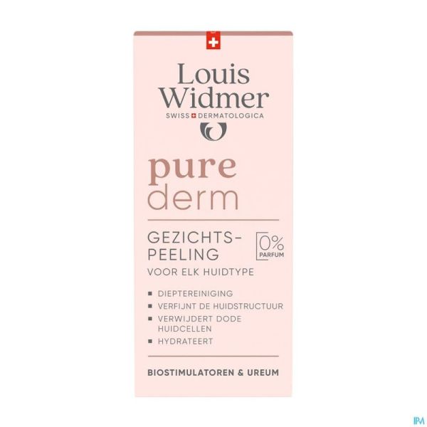 Widmer Purederm Gezichtspeeling Zonder Parfum 50ml