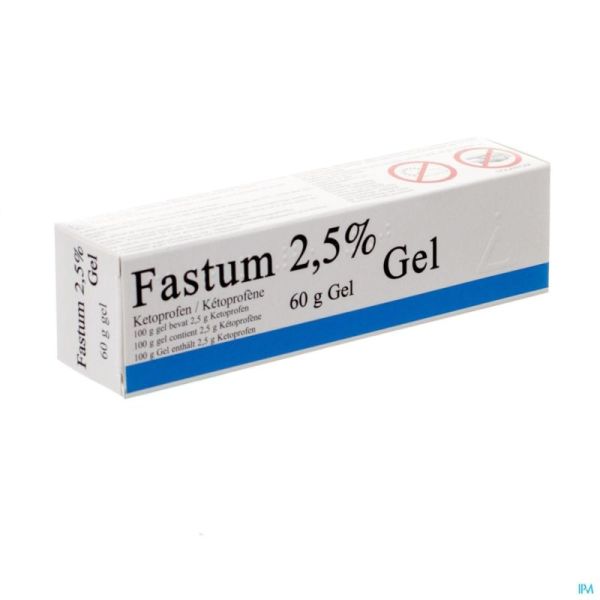 Fastum Gel 2,5% Impexeco Tube 60g Pip