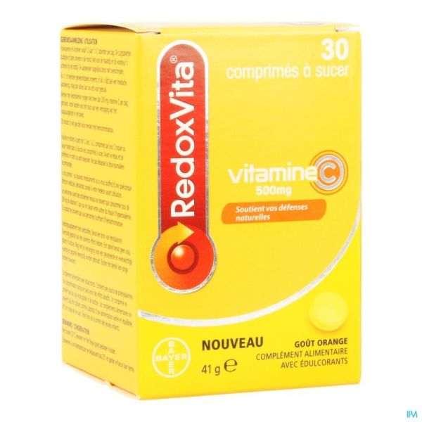 Redoxvita 500Mg Orange Comp A Sucer 30