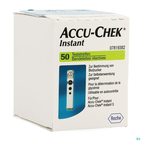 Accu chek instant tests 50 bandelettes