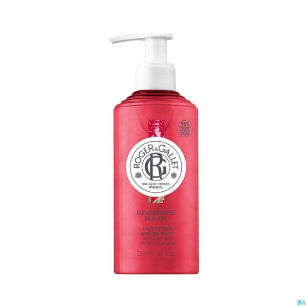 ROGER&GALLET GINGEMBRE ROUGE LAIT CORPS 250ML
