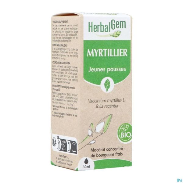 Herbalgem Blauw Bosbes Bio 30ml