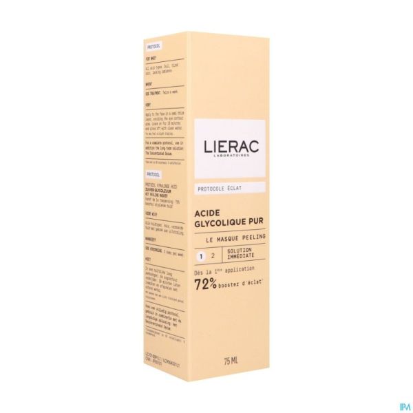 LIERAC MASQUE PEELING A/TEINT TERNE TUBE 75ML