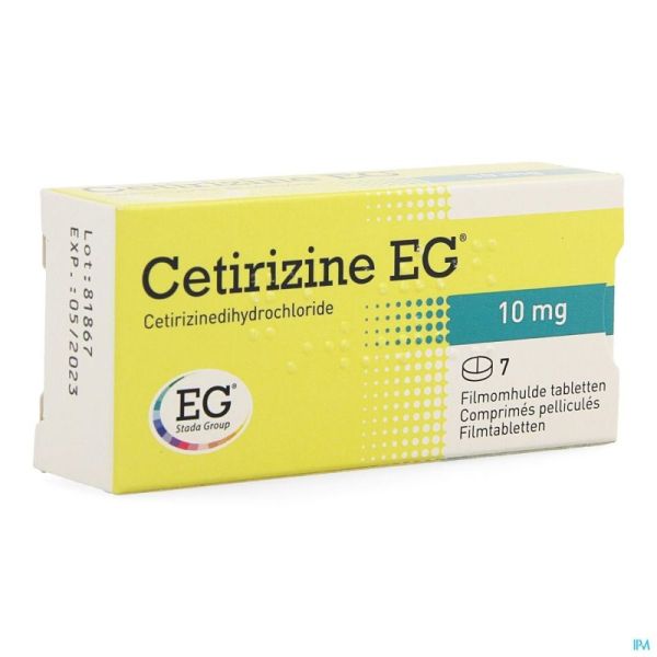 Cetirizine Eg Comp 7X10Mg