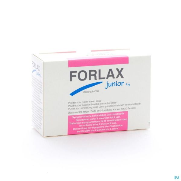 Forlax Junior 4 G Sachets - Zakjes 20