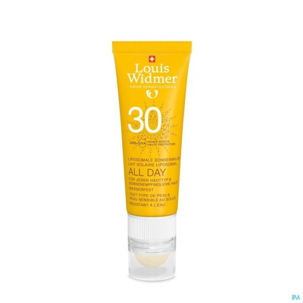 WIDMER SUN ALL DAY 30 PARF+STICK LEVRE TBE 1X 25ML