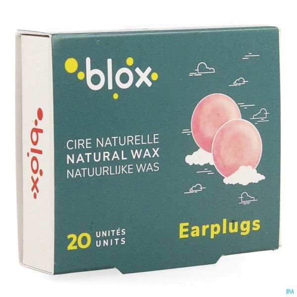 Blox Cire Naturelle Bouchons Oreille 10 Paires