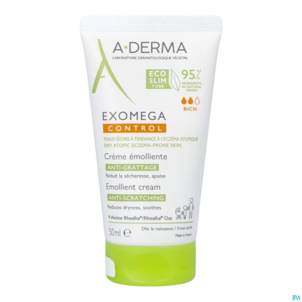 Aderma Exomega Control Creme Emollient 50ml