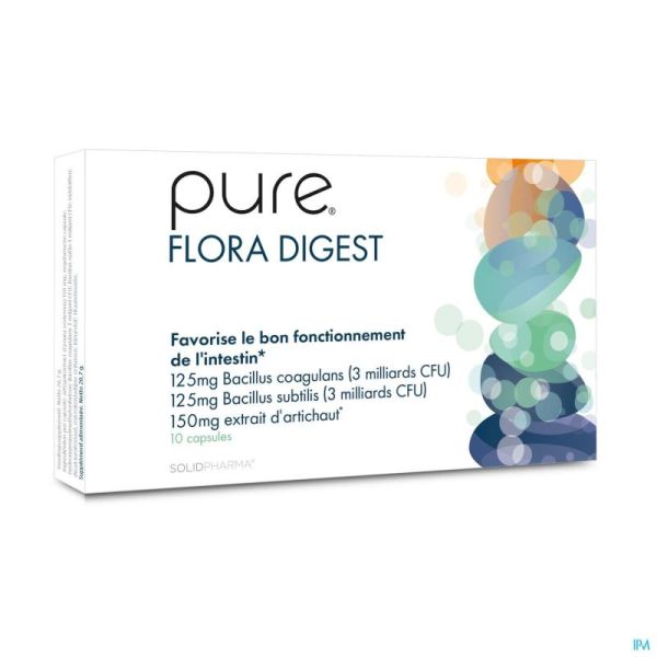 Pure Flora Digest Caps 10 Remplace 4429-908