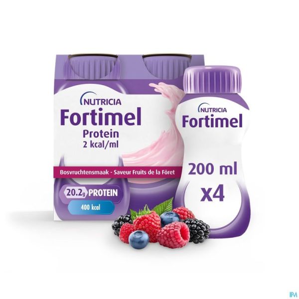 Fortimel Protein 2kcal Fruit Foret 4x200ml