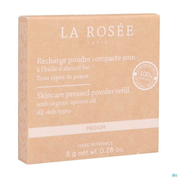 La Rosee Pdr Compacte Soin Abr.bio 02 Med. Rech.8g