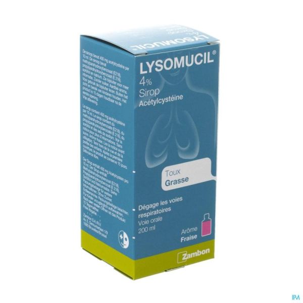 Lysomucil 4% Sirop 200Ml