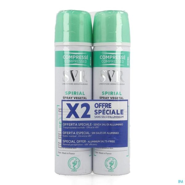 Svr Spirial Spray Vegetal Duo 2X75Ml