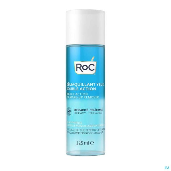 Roc double action eye make-up remover fl 125ml
