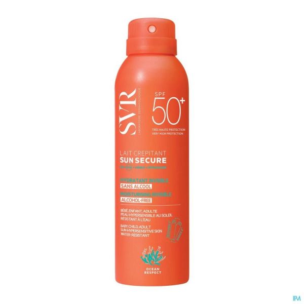 Sun Secure l Crepitant Ip50+ Lait 200ml