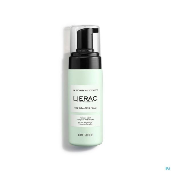 LIERAC MOUSSE NETTOYANTE 150ML