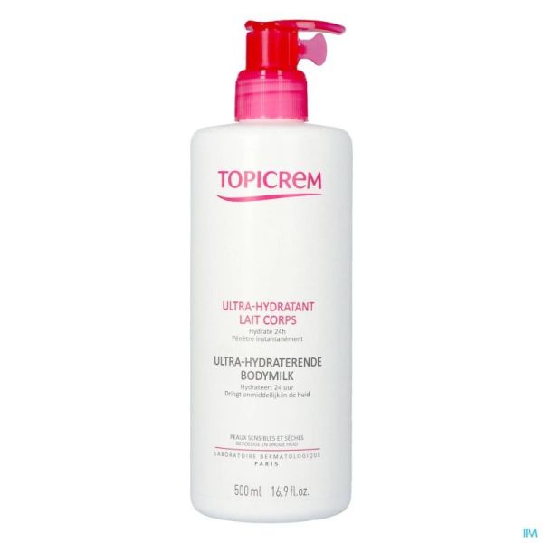 Topicrem Uhc Lait Hydratant 500Ml