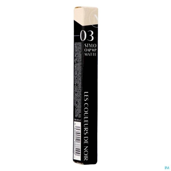 Les Couleurs De Noir Stylo Oap Wtp Matte 03