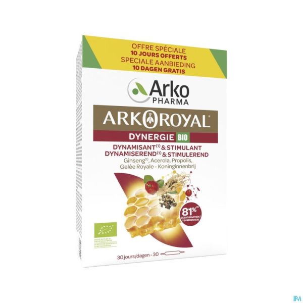 ARKOROYAL DYNERGIE PROMOPACK AMP 30X10ML