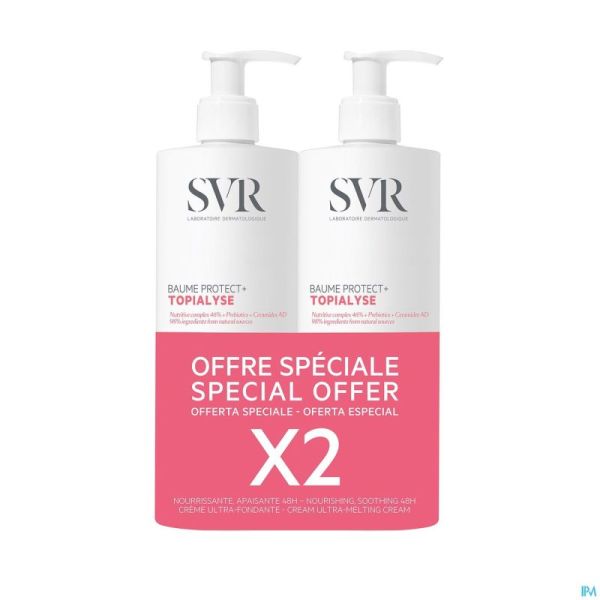 Svr Topialyse Baume Protect+ 2x400ml