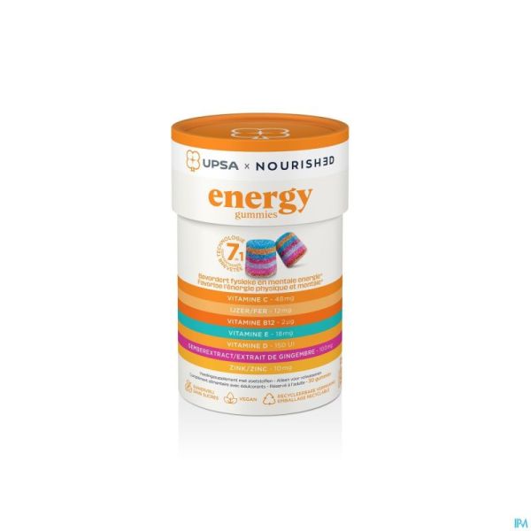 Upsa Nourished Energy Gummies 30