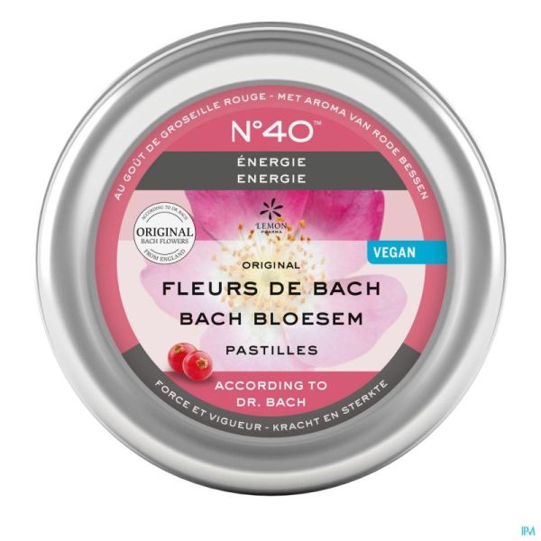 Fleurs de bach n40 pastilles energie 50g