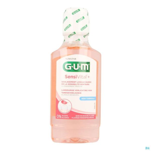 Gum Sensivital + Bain Bouche Fluore 300Ml 6081