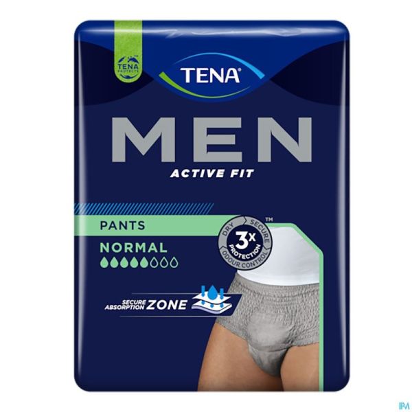 Tena Men Active Fit Pants Norm.grijs l/xl10 772802
