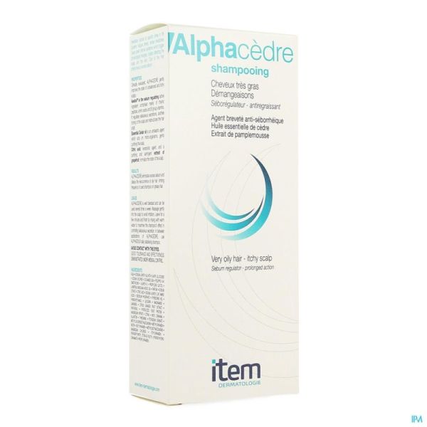 Item Sh Alphacedre Chev T.gras200ml
