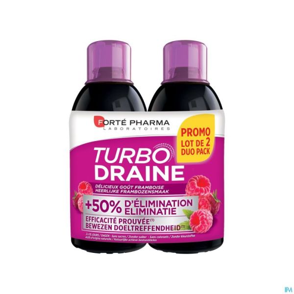Turbodraine Framboise Duo 2X500Ml