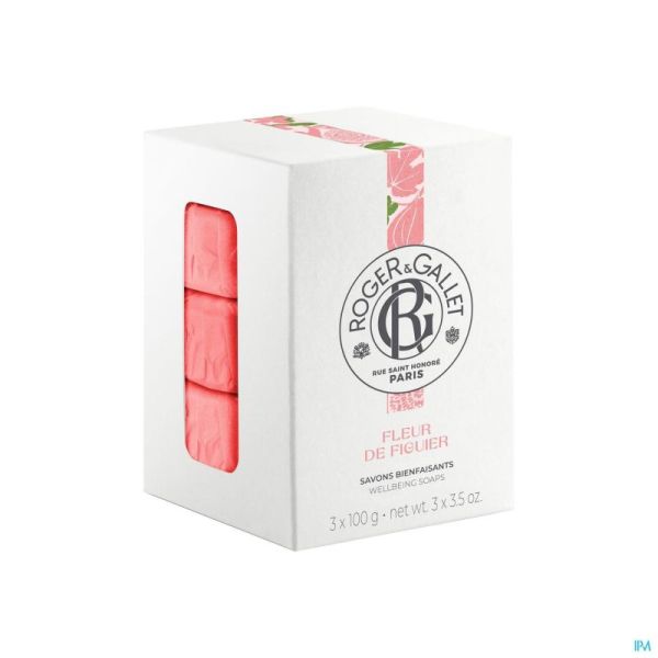 Roger&gallet Fleur De Figuier Boite 3 Savons 100g