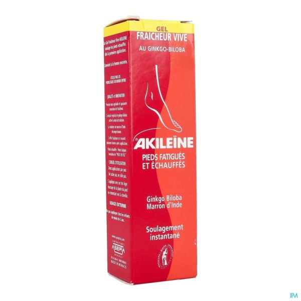 Akileine rouge gel fraicheur vive tbe 50ml 101040