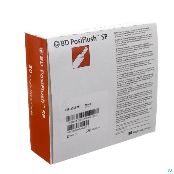 Bd Posiflush Sp Nacl 0,9% Ser. Rtu 10ml 1x30