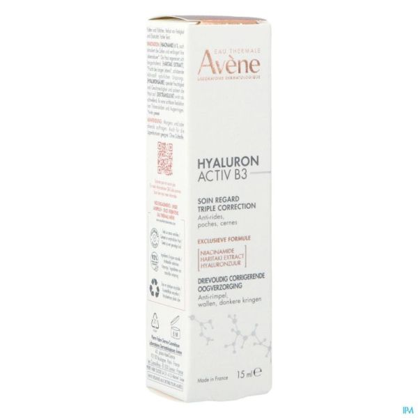 Avene Hyaluron Activ B3 Driev.corr.oogverzorg.15ml