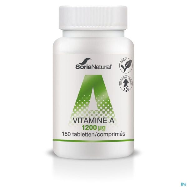 Soria Vitamine A 1,2mg Tabl 150