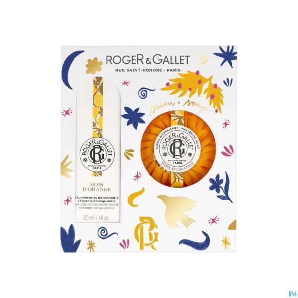 Roger&gallet Set Noel Bois Orange 30ml+savon 100g