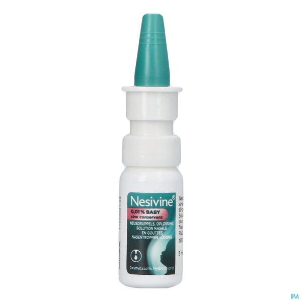 Nesivine 0,01% Sine Conserv Baby Gutt Nas 5Ml