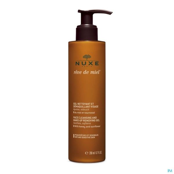 Nuxe Reve De Miel Gel Nett. Demaq Visage 200Ml