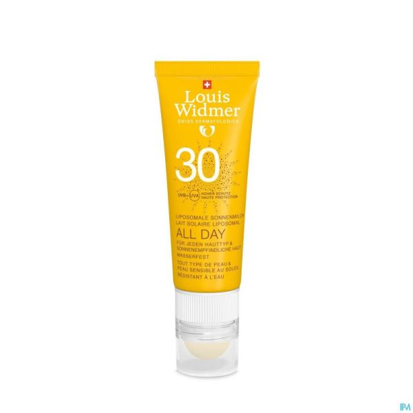 WIDMER SUN ALL DAY 30 PARF+STICK LEVRE TBE 1X 25ML