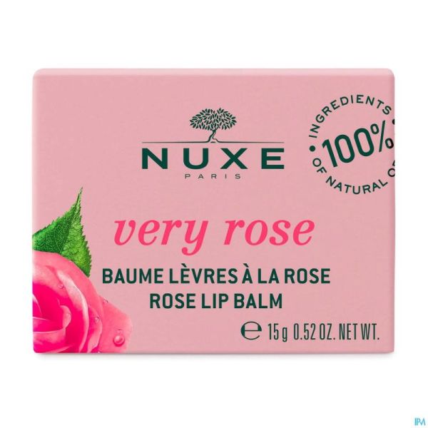 Nuxe Very Rose Baume Levres Rose 15G