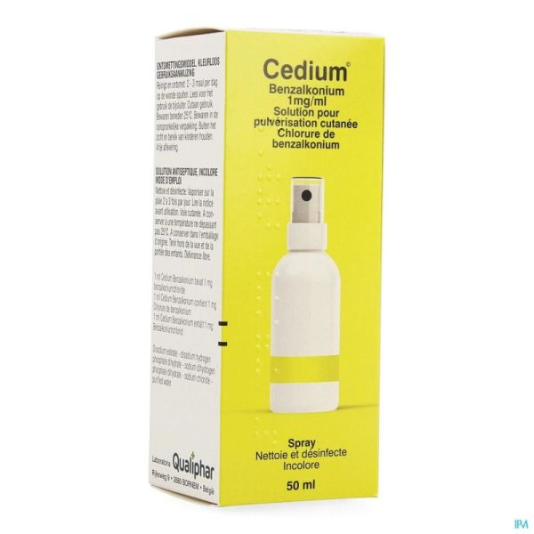 Cedium Benzalkonium Spray 50 Ml